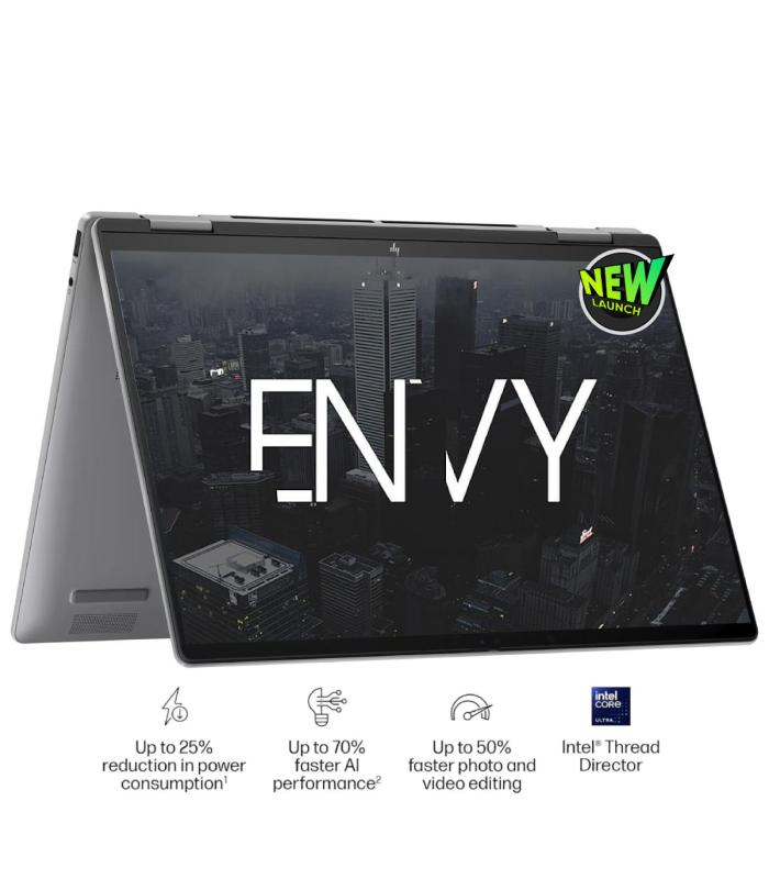 HP Envy x360 2-in-1 Laptop 14-ES1013DX | Intel Core Ultra 5 120U Built-in AI | 14" 360 Touch FHD 300 nits | Silver