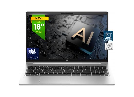 HP ProBook 460 G11 Business Laptop Intel® Core™ Ultra 7 155U | 16 GB DDR5 |  512 GB SSD 16" Full HD+, IPS - Sliver