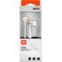 JBL Tune 110 Wired In-Ear Headphones with JBL Pure Bass Sound and Microphone | White