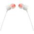 JBL Tune 110 Wired In-Ear Headphones with JBL Pure Bass Sound and Microphone | White