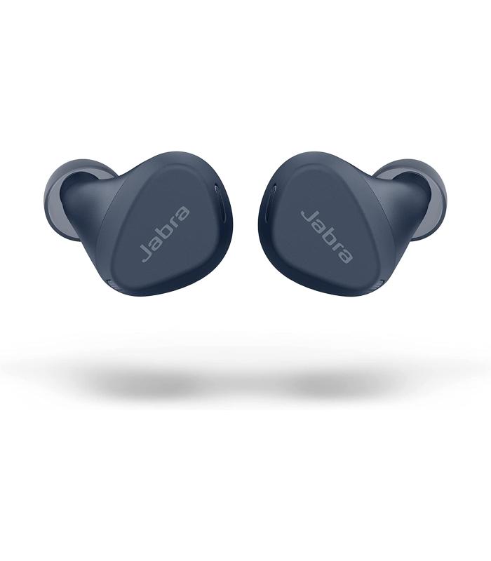 Jabra Elite 4 Active in-Ear Bluetooth Earbuds – True Wireless Earbuds with Secure Active Fit | Navy