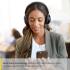 Jabra Evolve2 75 PC Wireless Headset with 8-Microphone Technology - Dual Foam Stereo Headphones with Advanced Active Noise Cancelling, USB-C Bluetooth Adapter and MS Teams-Compatibility - Black