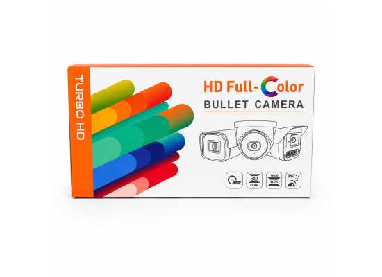 KEY-Vision-AI 5MP Full Color Security Camera 2.8mm Outdoor HD Bullet Camera