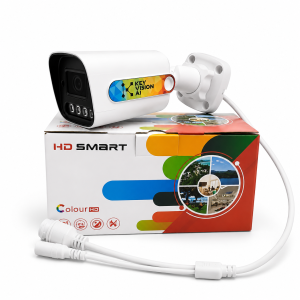 KEY-Vision-AI IP Camera Outdoor 4MP POE 3.6mm Lens | HD Colour Security Camera