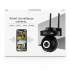Key-Vision Dual Lens Wi-Fi PTZ Security Camera with Two-Way Audio & Smart Motion Detection