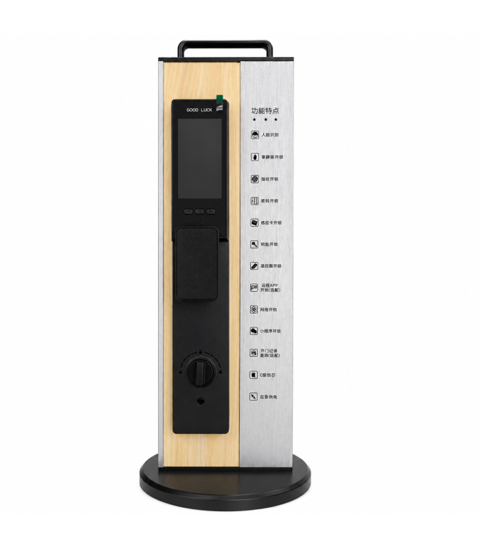Smart Door Lock with 3D Face Recognition, Fingerprint, PIN Code, RFID & Mobile App Control Smart Door Lock with 3D Face Recognition, Fingerprint, PIN Code, RFID & Mobile App Control