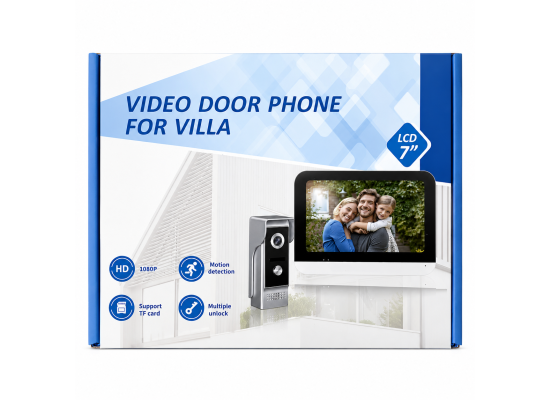 Smart Video Door Phone for Villa – 7 Inch HD Video Intercom with Mobile Tuya App Control