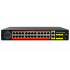 Key-Vision-AI 28-Port Gigabit PoE Switch 300W | 24 PoE Ports + 2 Uplink + 2 SFP