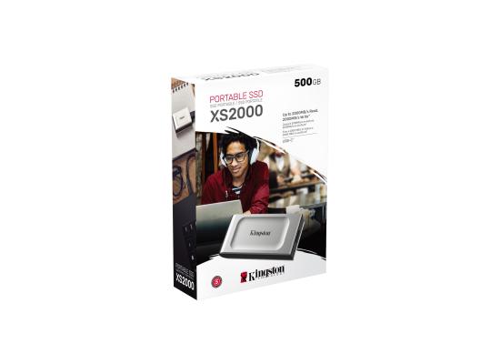 Kingston XS2000 500G High Performance Portable SSD with USB-C