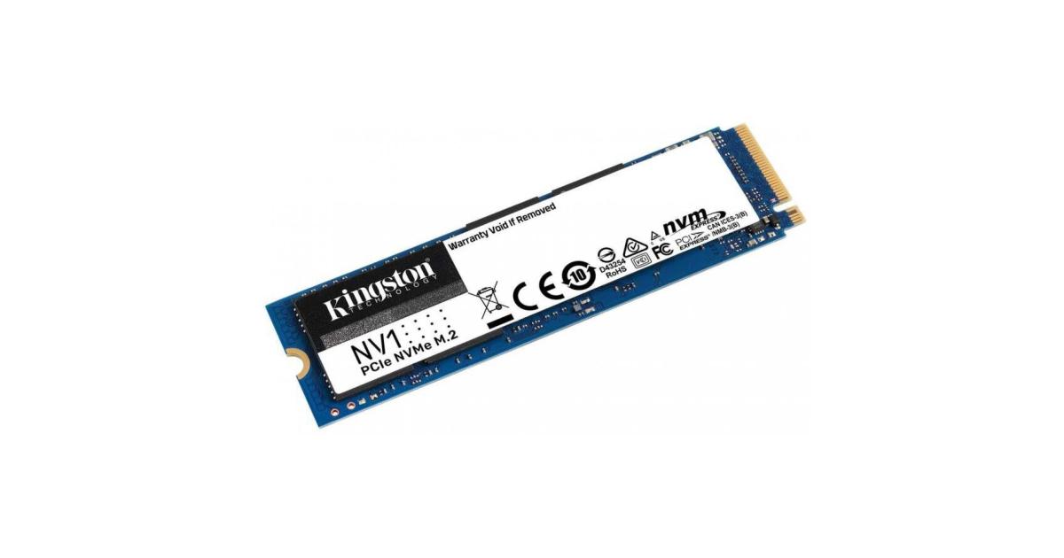 Kingston NV1 500GB M.2 2280 PCIe NVMe SSD | Green Dara Stars for