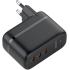 LDNIO Q367 65W GaN Universal Travel Charger - 3-Port USB-C Fast Charger - EU Plug LDNIO Q367 65W GaN Universal Travel Charger - 3-Port USB-C Fast Charger - EU Plug