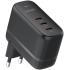 LDNIO Q367 65W GaN Universal Travel Charger - 3-Port USB-C Fast Charger - EU Plug LDNIO Q367 65W GaN Universal Travel Charger - 3-Port USB-C Fast Charger - EU Plug