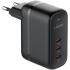 LDNIO Q367 65W GaN Universal Travel Charger - 3-Port USB-C Fast Charger - EU Plug
