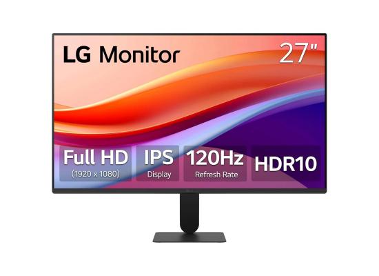 LG 27U411A-B 27 Inch Full HD IPS 120Hz HDR10 Monitor - Slim Stand