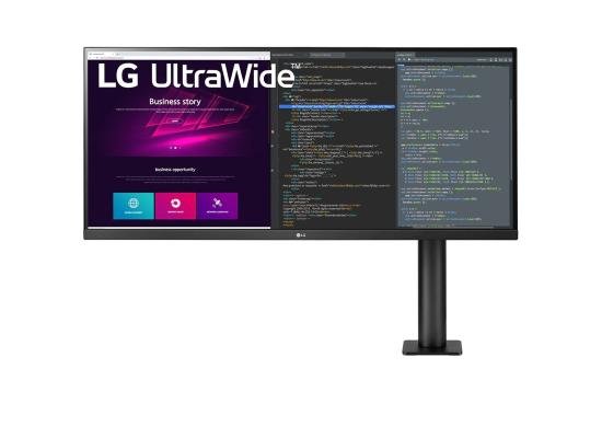 LG 34" UltraWide Ergo QHD IPS HDR Monitor with FreeSync | 3-Side Virtually 