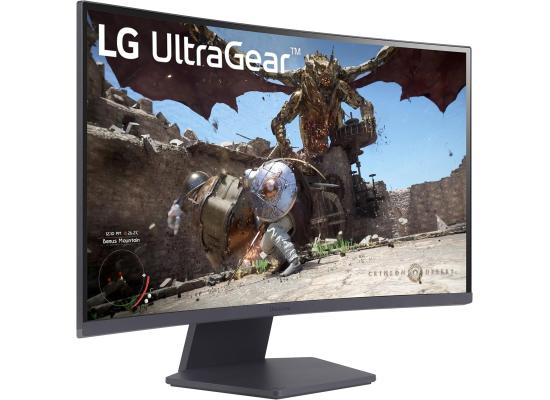 LG 27GS60QC-B Ultragear Curved Gaming Monitor 27-Inch 2K (2560x1440) 180Hz 1ms