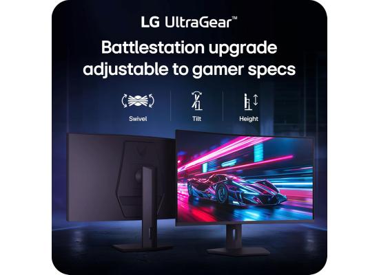 LG 32G600A-B 32-inch Ultragear 2K (2560 x 1440) Curved Gaming Monitor, 180Hz, 1ms | Adjustable Stand