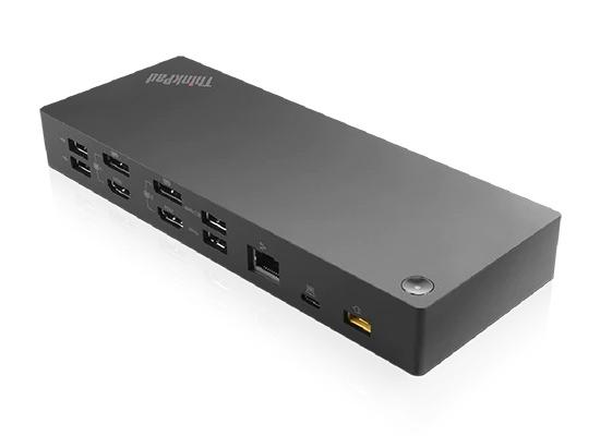 Lenovo ThinkPad Hybrid USB-C USB-A Dock 135W - Dual 4K Display Docking Station - 40AF0135US