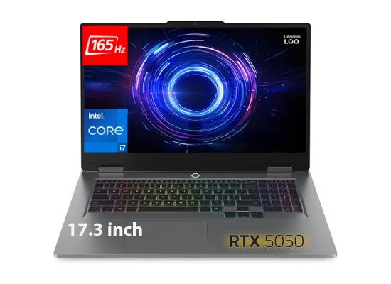 Lenovo LOQ 17IRX10 AI Gaming Laptop - Intel Core i7-13650HX - RTX 5050 8GB - 17.3" FHD 165Hz
