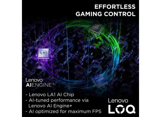 Lenovo LOQ 15IRX9 with LA1 AI Chip | Core i7-13650HX 13th-GEN | 24GB RAM DDR5 | NVIDIA GeForce RTX™ 4050 6GB GDDR6 | 15.6" Full-HD IPS 144Hz , 100% sRGB