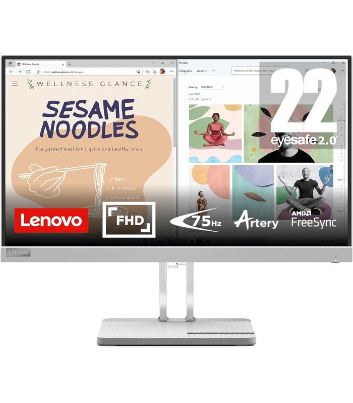 Lenovo L22e-40 LED Monitor, 21.5 " Full HD HDMI / VGA 75Hz