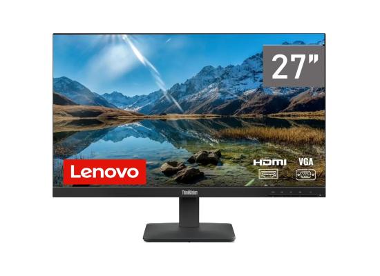 Lenovo ThinkVision S27-4e IPS Monitor, 27-inch Full HD HDMI / VGA 100Hz | 99% sRGB | 3-Years Warranty