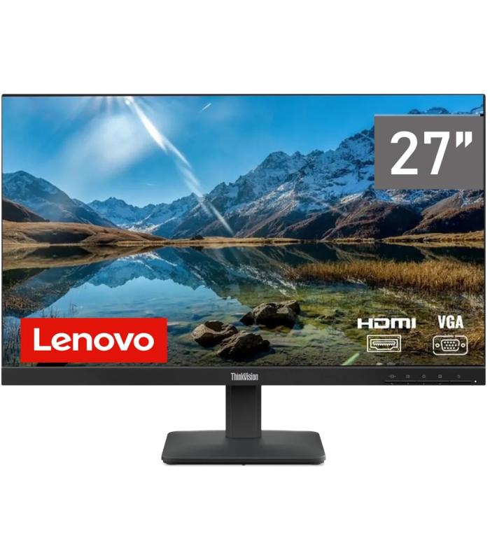 Lenovo ThinkVision S27-4e IPS Monitor, 27-inch Full HD HDMI / VGA 100Hz | 99% sRGB | 3-Years Warranty