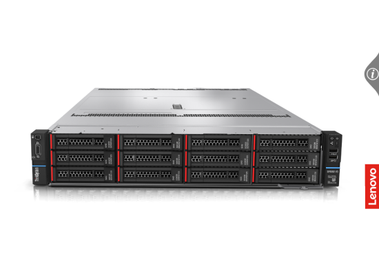 ThinkSystem SR650 V3 Rack Server | SR650 V3 Xeon Silver 4514Y , 16-Core| 64GB RAM DDR5 RDIMM | 8x SATA/SAS drives -RAID 9350-8i | 2x1100W Titanium| 5 Standard Fans | 3Yr Warranty