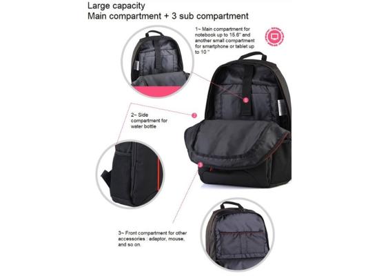 Lenovo 15.6" Laptop Backpack BM400 - Black