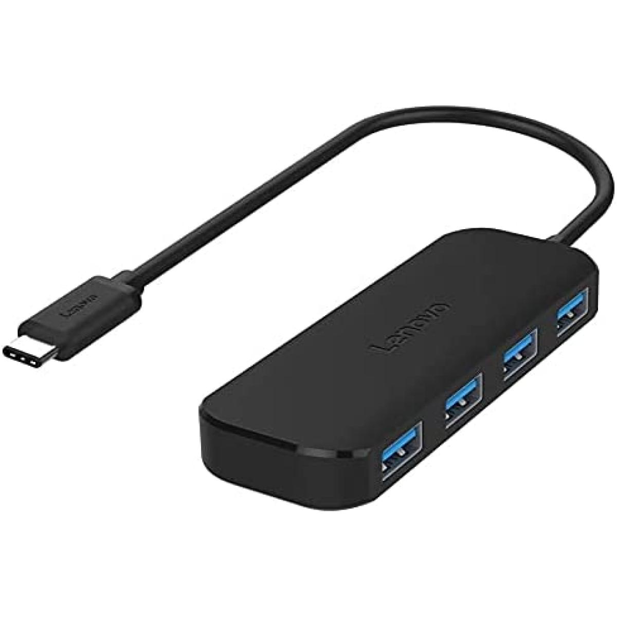 Vejrudsigt forvrængning femte Lenovo USB Type C To 4 Port USB 3.0 Data Hub | Green Dara Stars for  Computers
