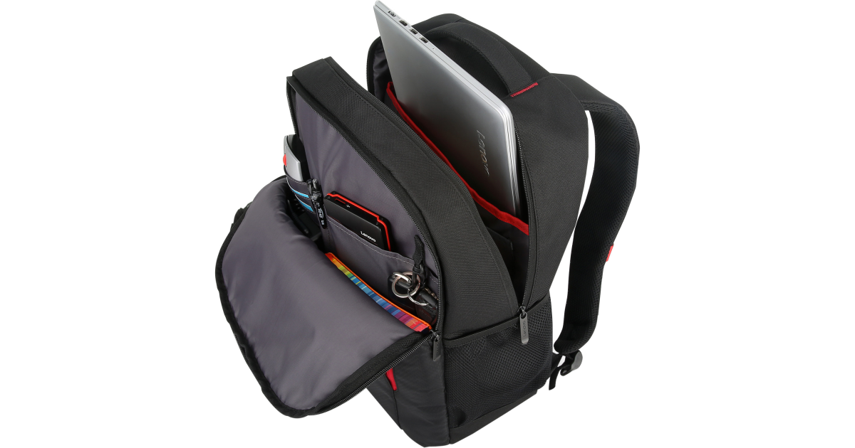 Lenovo 15.6" Laptop Backpack B515 (Black) Green Dara Stars for Computers