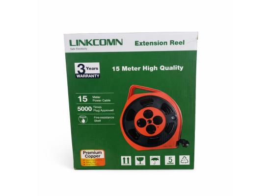 Lincomn LC-PS491 Power Strip 4 Sockets + 15m | UK