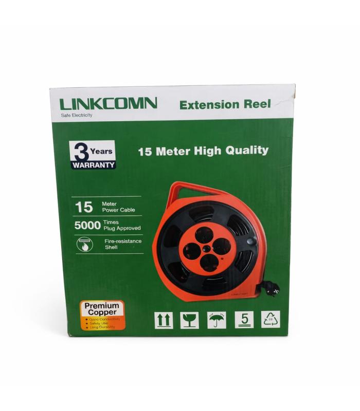 Lincomn LC-PS491 Power Strip 4 Sockets + 15m | UK