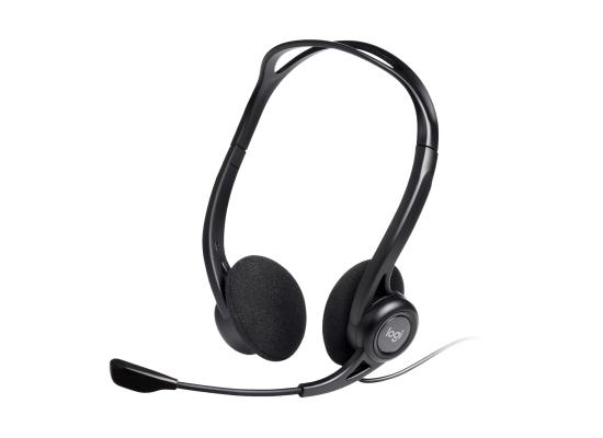 Logitech 960 USB HEADSET for Windows or macOS | NOISE-CANCELLING MIC
