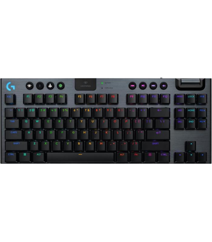 Logitech G915 X LIGHTSPEED TKL Wireless Gaming Keyboard - Low-Profile Mechanical - Black Logitech G915 X LIGHTSPEED TKL Wireless Gaming Keyboard - Low-Profile Mechanical - Black