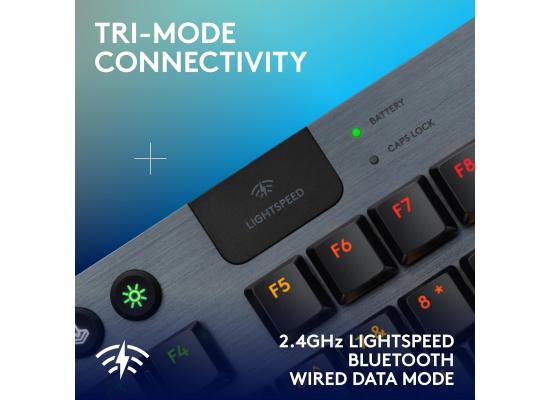 Logitech G915 X LIGHTSPEED TKL Wireless Gaming Keyboard - Low-Profile Mechanical - Black