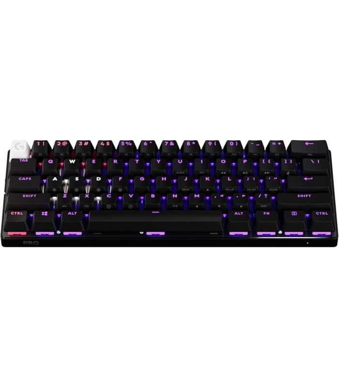 Logitech G PRO X 60 LIGHTSPEED Wireless Gaming Keyboard - GX Tactile Optical Switches (60% mechanical) - Black
