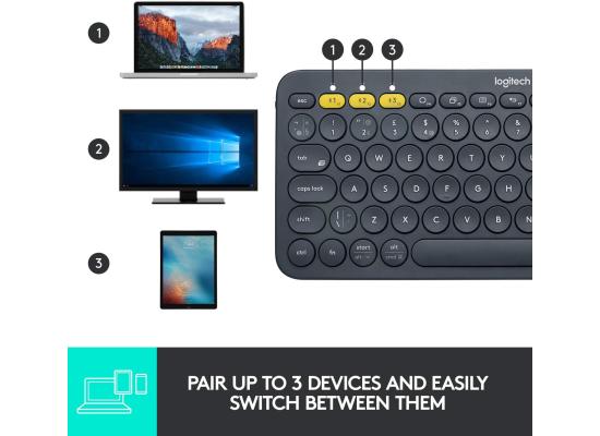 Logitech Bluetooth Keyboard K380 MULTI-DEVICE (TV, Computers, Phones, iPad and Tablets)