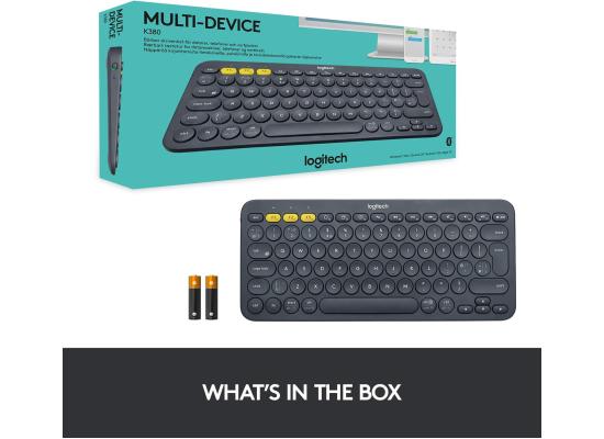 Logitech Bluetooth Keyboard K380 MULTI-DEVICE (TV, Computers, Phones, iPad and Tablets)