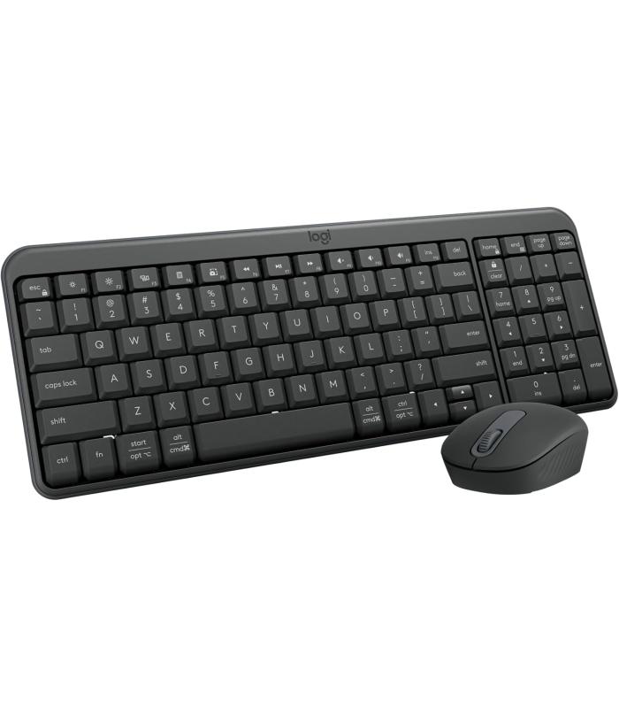 Logitech MK250 Bluetooth Wireless Mouse and Keyboard Combo | Durable Build - Windows/MacOS - Graphite