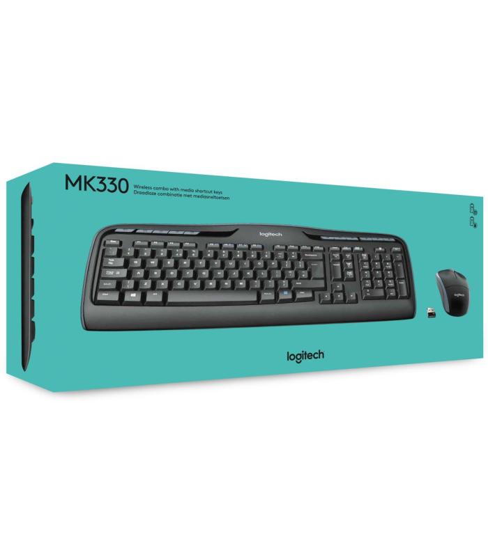 Logitech MK330 Wireless Combo Wireless Kit (Keyboard + Mouse)