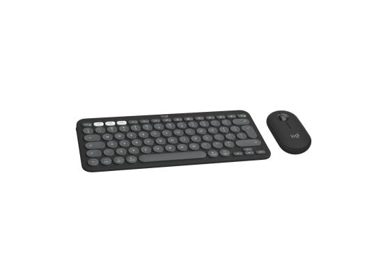 Logitech Pebble 2 MK380S Combo for Mac - Bluetooth + Wireless Keyboard and Mouse - Graphite