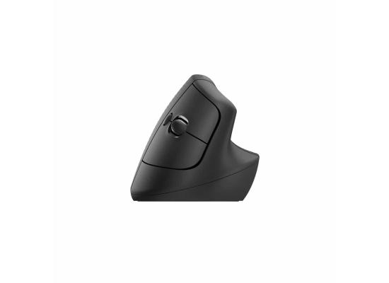 Logitech Lift Vertical Ergonomic Wireless Mouse- Black