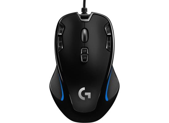Logitech G300s Wired Gaming Mouse, 25K DPI, RGB, Lightweight, 9 Programmable Controls, On-Board Memory, Compatible with PC/Mac - Black