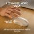 Logitech M240 Silent Bluetooth Mouse | Wireless, Compact, Portable, Smooth Tracking | Compatible with PC, Mac, Laptop, Tablets ( White)