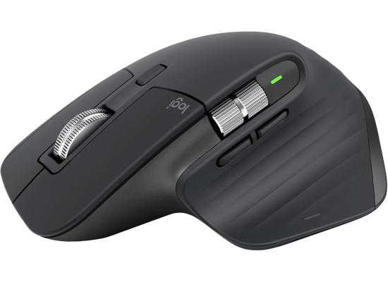 Logitech MX Master 3S Wireless Mouse - 8K DPI, Quiet Clicks, MagSpeed Scrolling, Bluetooth and USB-C, Graphite
