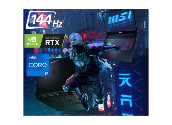MSI Cyborg 15 A13UC | Core i7-13620H 13th Gen | 16GB RAM | NVIDIA GeForece RTX 3050 4GB Graphic Card | Full HD 144Hz IPS