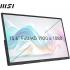 MSI PRO MP165 E6 - Portable Monitor - 15.6-Inch FHD , IPS, 60Hz, 4ms - Eye care - Built-in speaker/mic - HDMI 2.0b, USB C (15WPD) -  Vesa Mount, Black