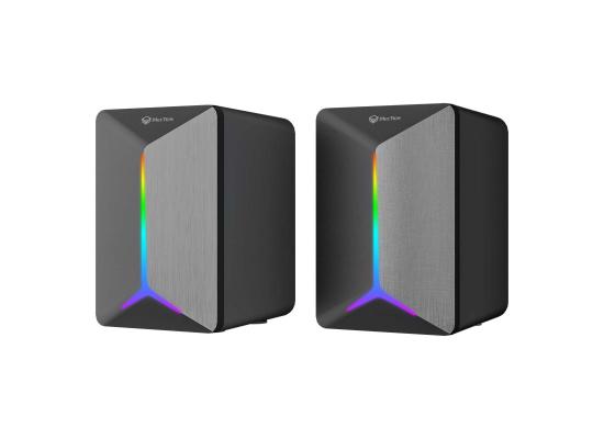 MeeTion SP2011 Gaming Stereo Speakers - RGB LED Lighting, 6W Output