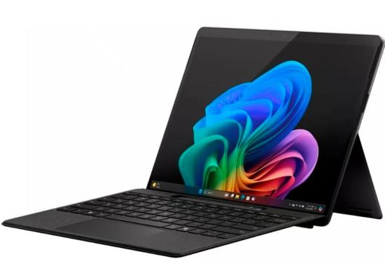 Microsoft SURFACE PRO 11 with Keyboard (Bundle) | Snapdragon X Plus | 16GB RAM | 512GB SSD | Black | (11th Edition) - Copilot+ PC
